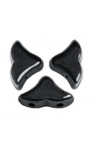 Hélios par Puca® beads Jet hematite 23980/14400